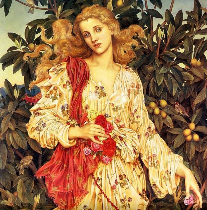 Flora - Eveluyn De Morgan - 1894